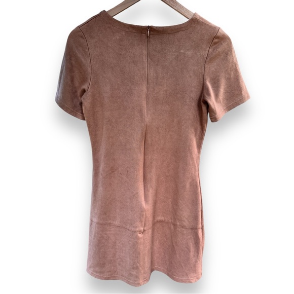Nordstrom Paper Crane faux suede dress. Medium - Picture 8 of 14